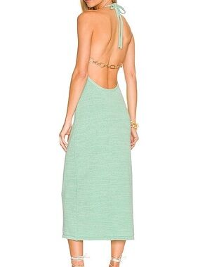 Cult Gaia Chaya Knit Dress Aloe
